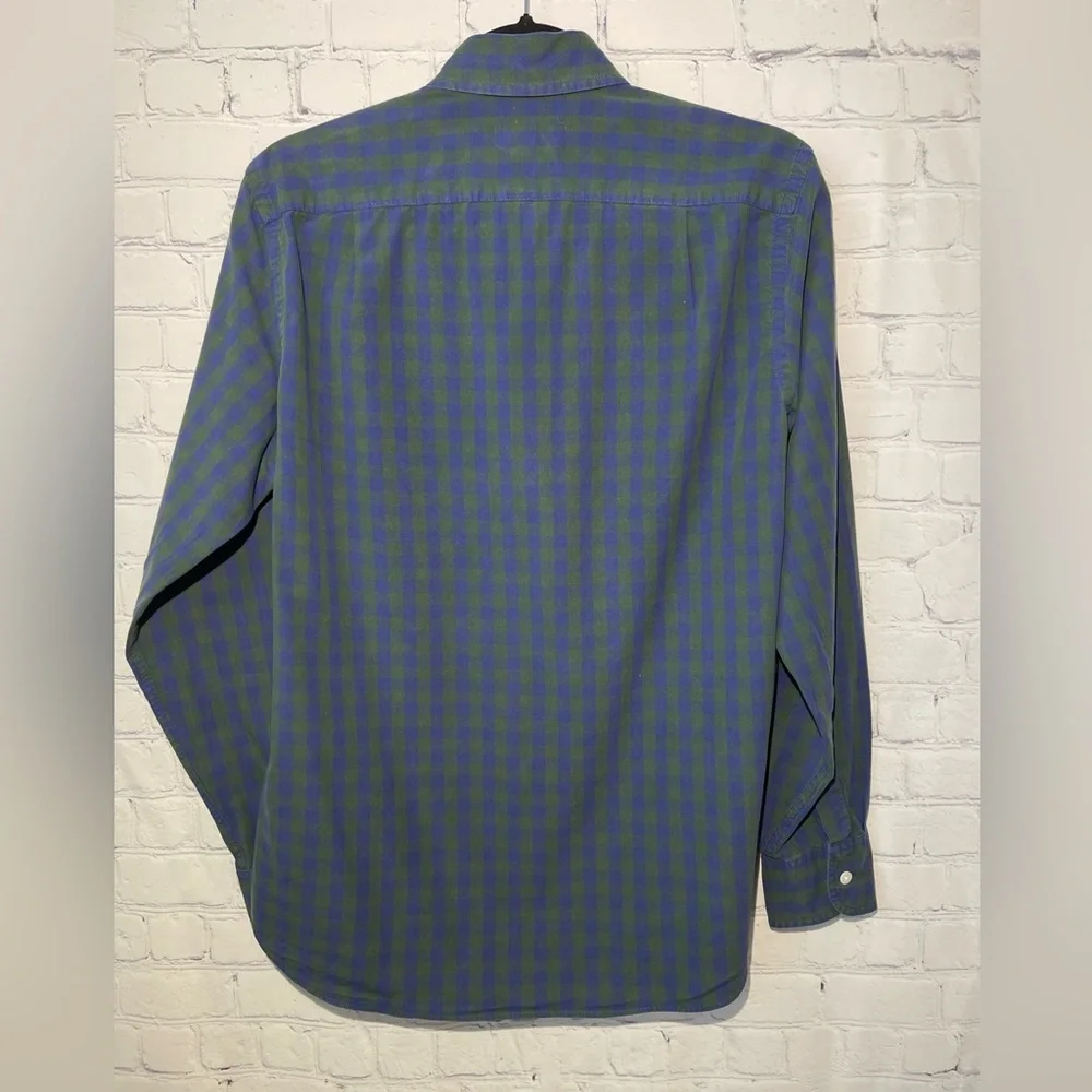 J.Crew size small blue & green plaid